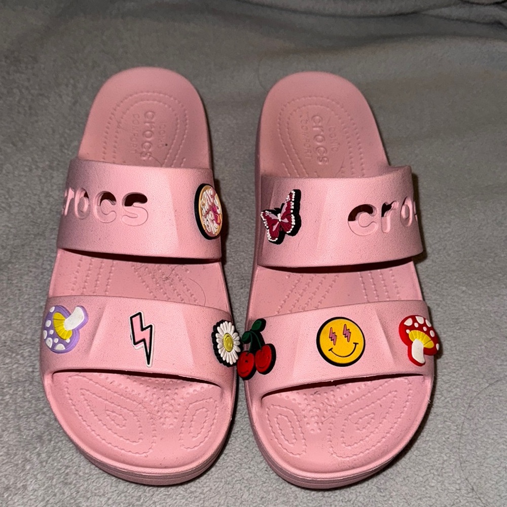 Crocs Baya Platform Slide Sandals
